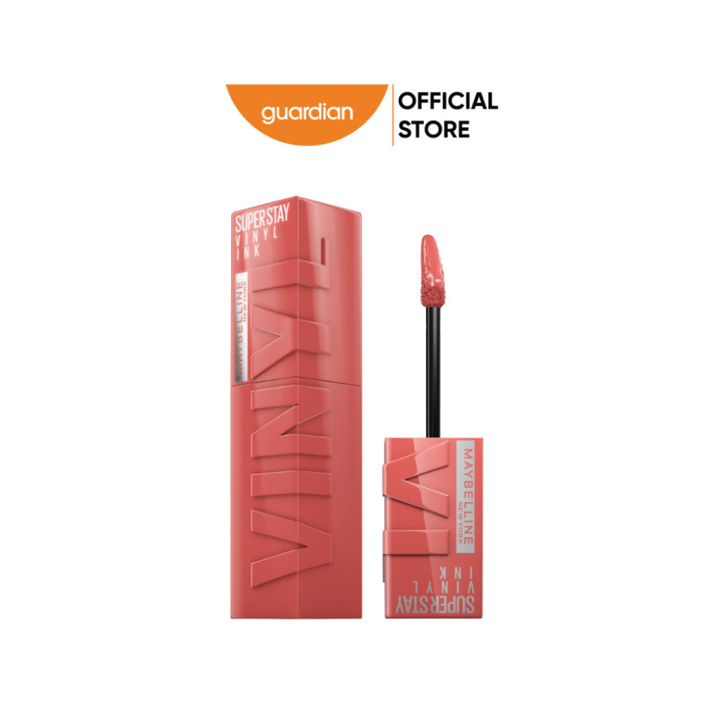 Maybelline Super Stay Vinyl Ink 180 Tenacious Milk Orange 4.2ml ...