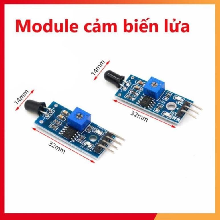 Fire sensor Module, Flame sensor fire detection sensor circuit ...