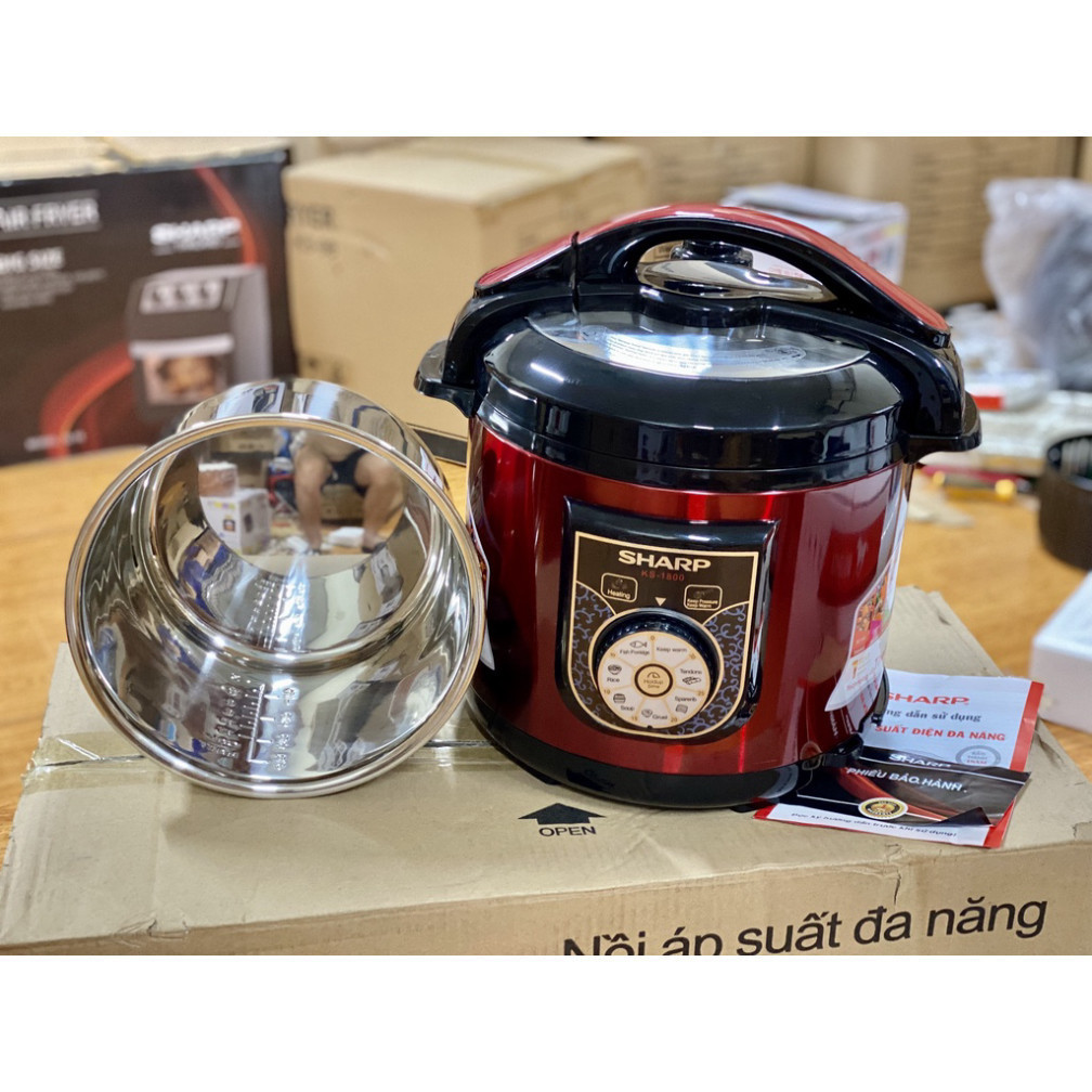 Sharp KS-180S/KS-1800 Multifunctional Electric Pressure Cooker with ...
