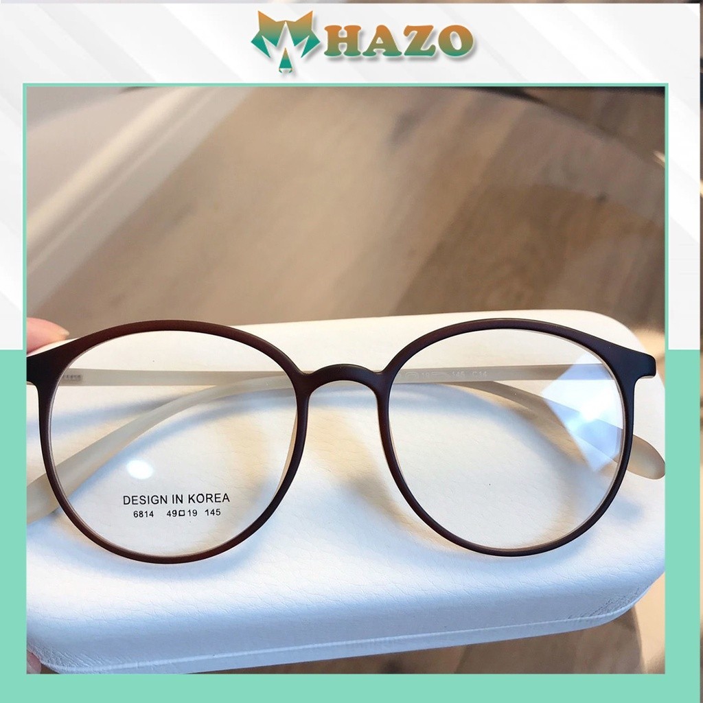 Ulzzang Hot Trend Style Round Shape Flexible Frame Glasses - Hazo ...