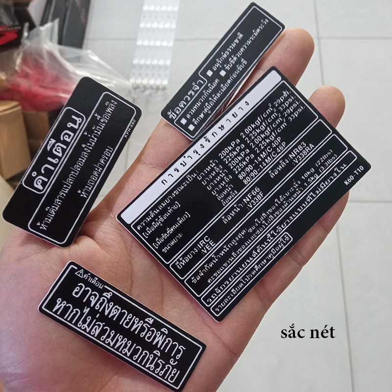 Motorcycle decal sticker set with super beautiful Thai click parameters ...
