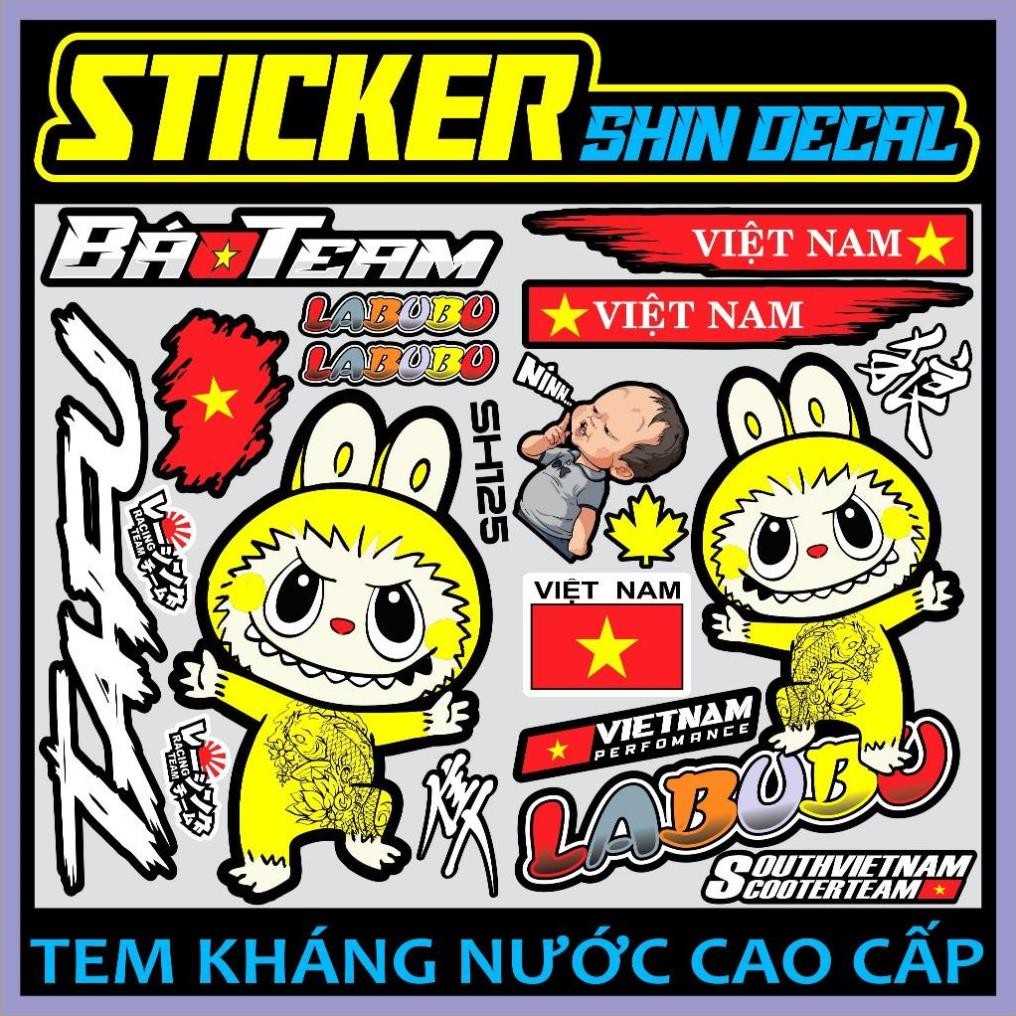 Labubu electric car stickers are super trendy, icons, stickers ...