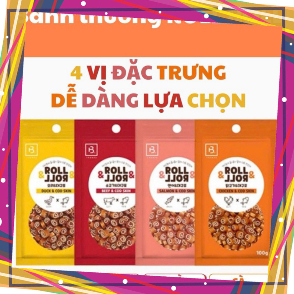 4 types of treats mixed with cod - Roll Roll Roll | Shopee Malaysia