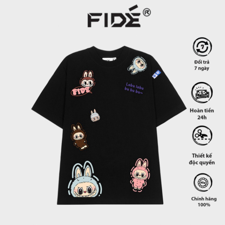 [X+1] Fide LABUBU t-shirt, loose form unisex t-shirt, local brand men's ...