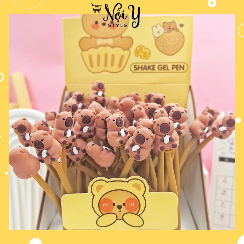 Writing Pen, Super Hot Cute Capybara Rattle Pen tongkhonoiy88 | Shopee ...