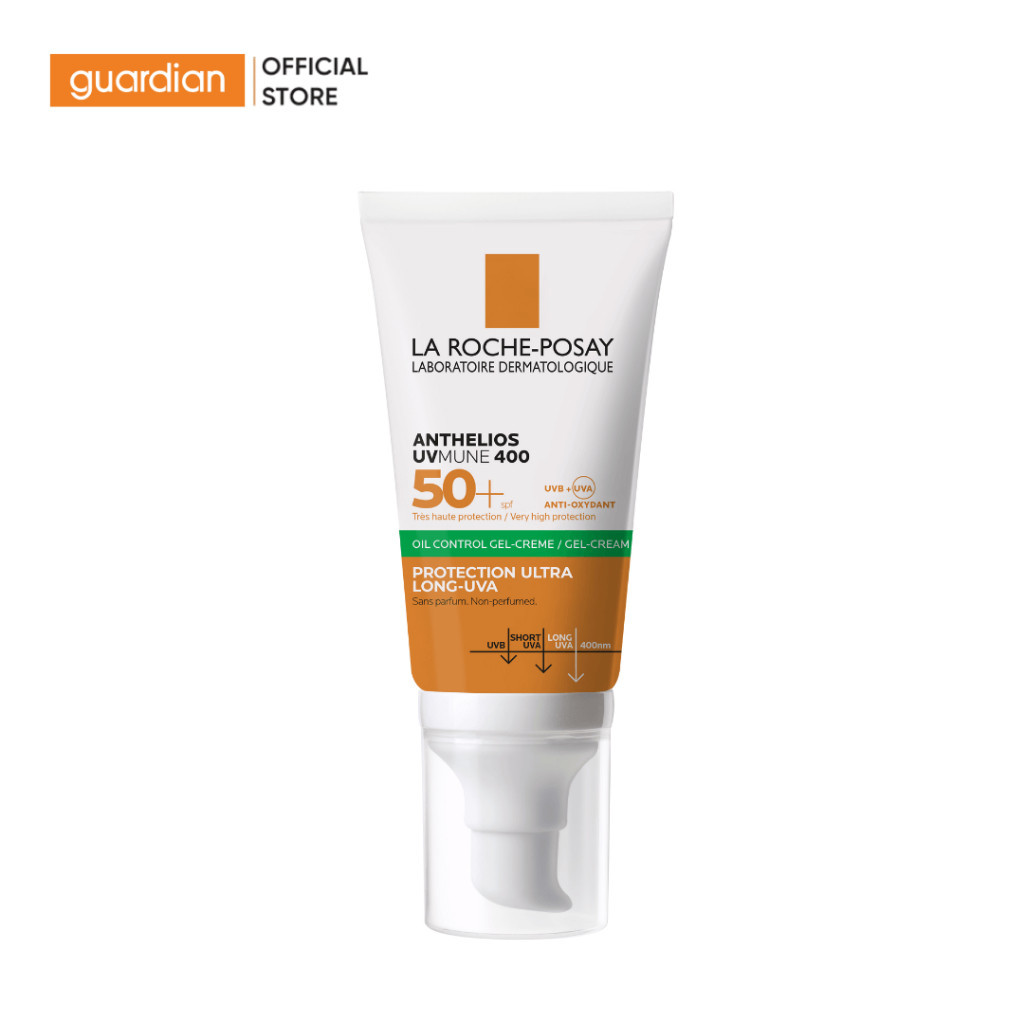 La Roche-Posay Anthelios Xl Colorless Oil Control Sunscreen Spf50+ Uvb ...