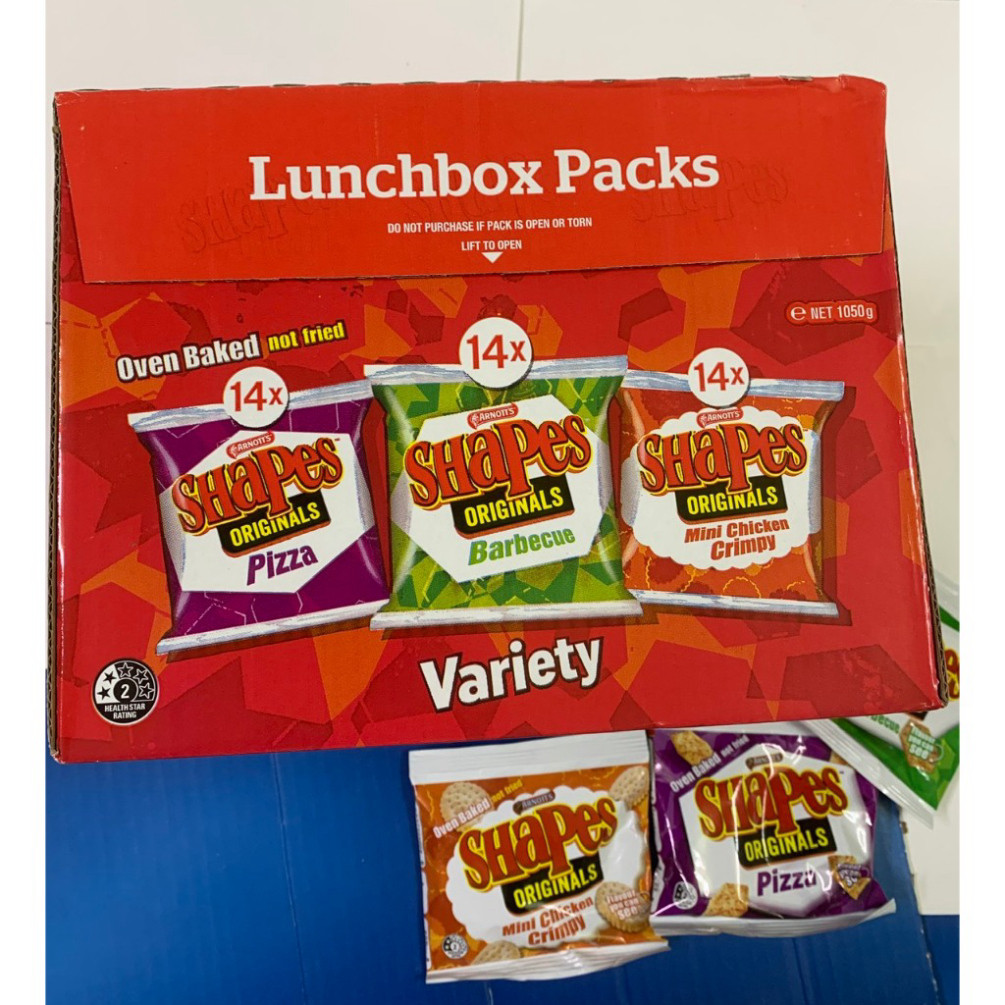 Arnott's SHAPES Oven Baked Biscuit in many flavors - Australian product ...