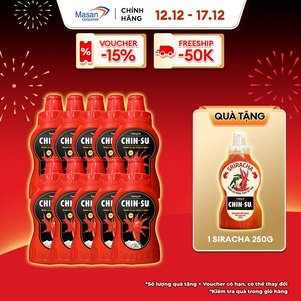 Combo of 10 CHIN-SU Chili Sauce Bottle 100g | Shopee Malaysia