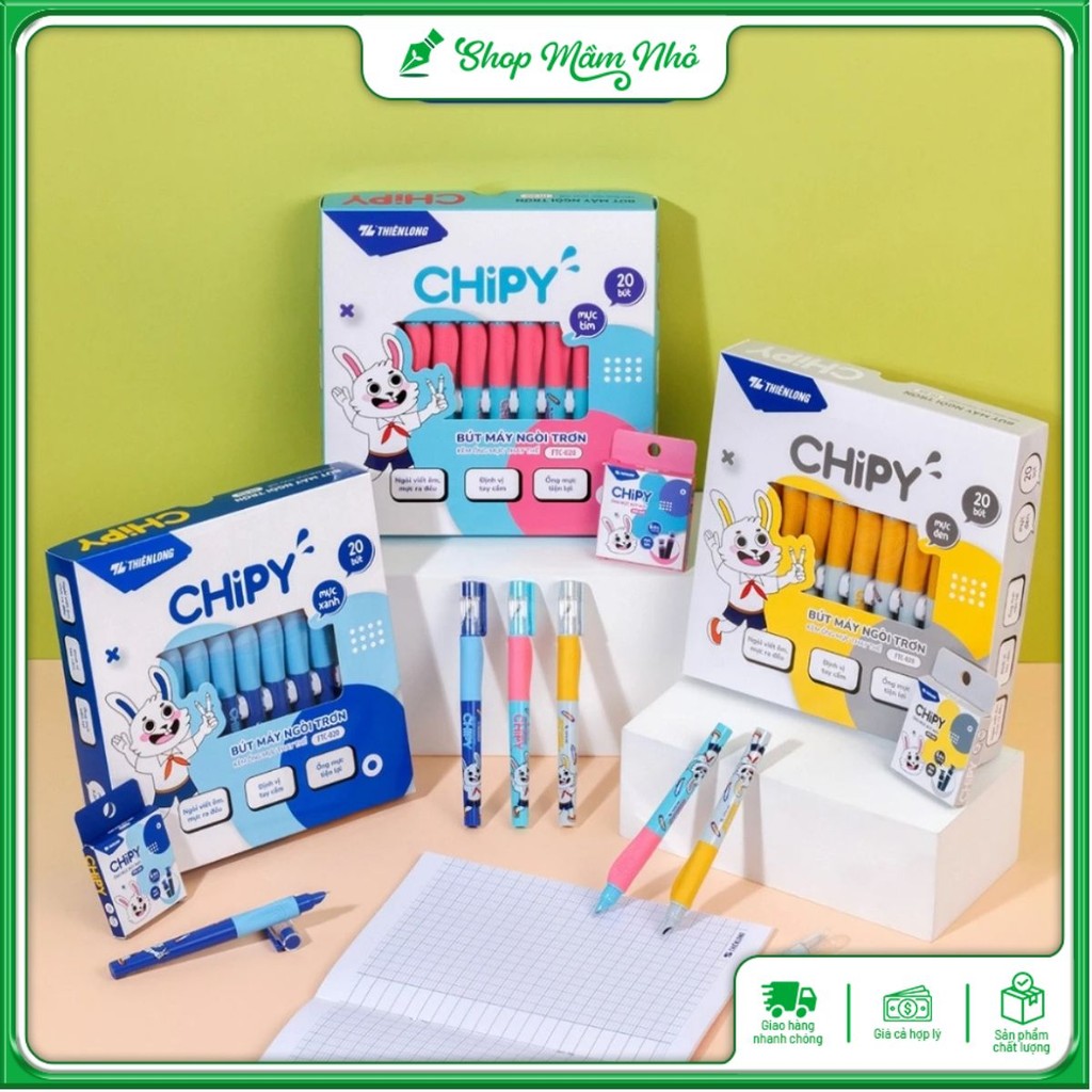 Thien Long FTC-020 Chipy Fountain Pen, Smooth Nib, Smooth Writing, Even ...