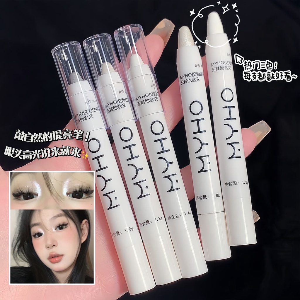 MYHO Diamond Silkworm Pencil Glitter Matte Eyeshadow Liner Pencil Face ...