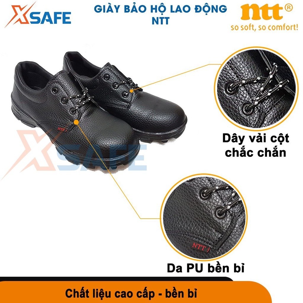 Xsafe anti nail impact resistant work safety shoes oil resistant PVC sole used for factories and construction sites NTT Shopee Malaysia