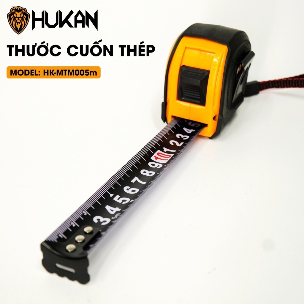 Hukan H-5025 Roll Ruler 5m x 25mm Long, Steel Scissors, Stainless ...