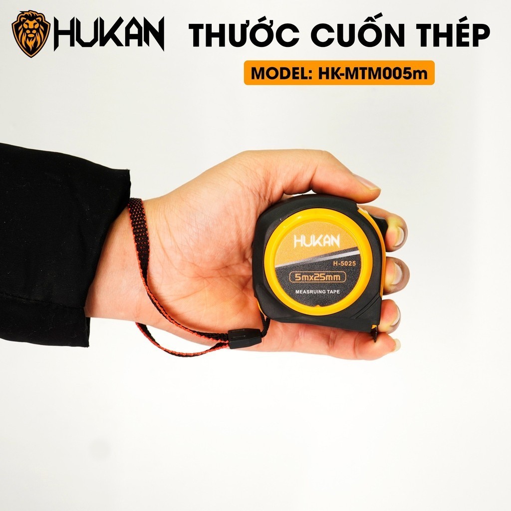 Hukan H-5025 Roll Ruler 5m x 25mm Long, Steel Scissors, Stainless ...