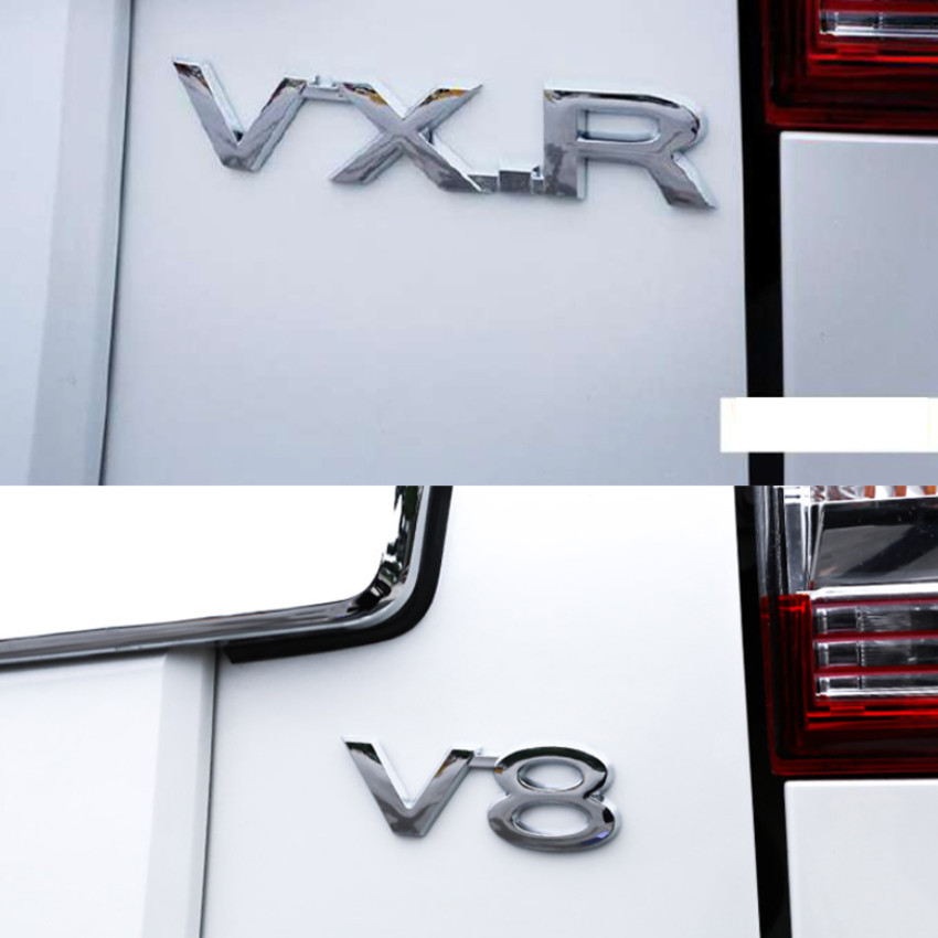 V8 and V6 letter Decal for Toyota Land Cruiser and Land Cruiser Prado ...