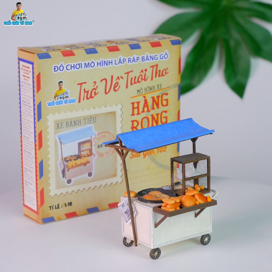 Tiny Old Street Vendor Model - Tiny World - …
