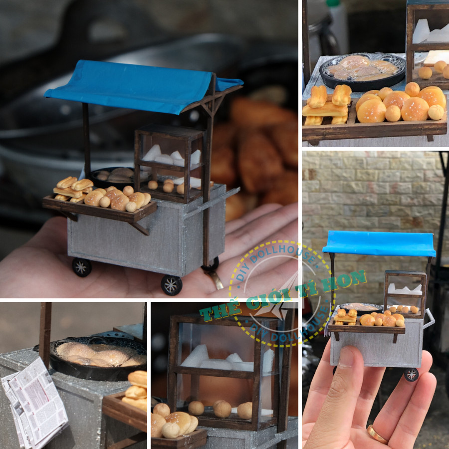 Tiny Old Street Vendor Model - Tiny World - Gear Truck - HR0…