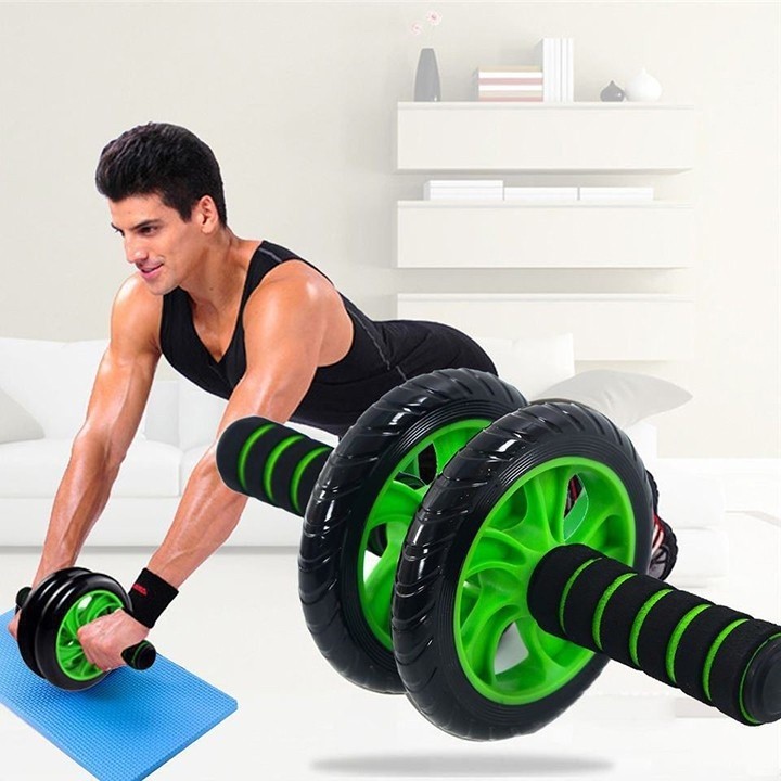 2-wheel abdominal roller gym equipment, ab gym abdominal exercise ...