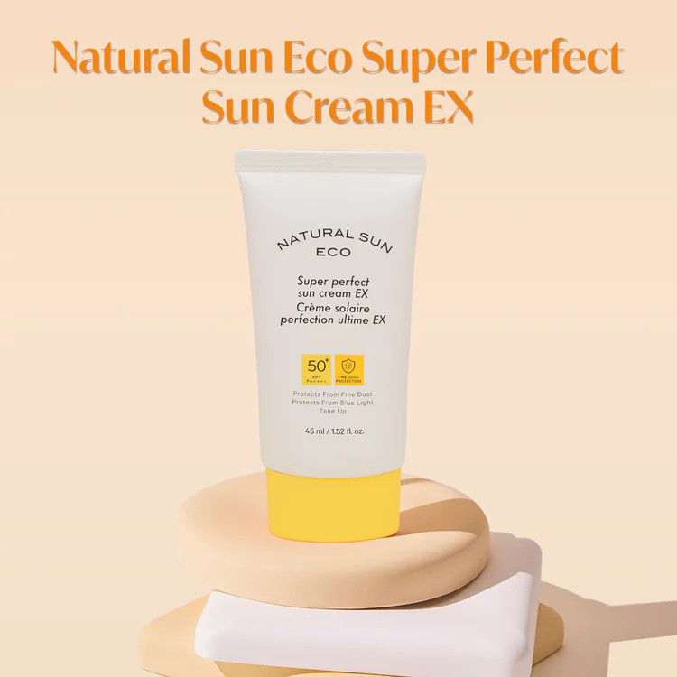 Thefaceshop NATURAL SUN ECO Smooth Anti-Dust Sunscreen SPF50+ 45ml ...