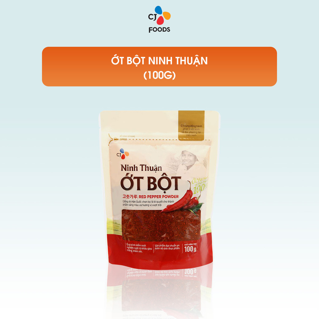 [Save] Box of 10 packs of CJ Foods Ninh Thuan Chili Powder (100g x 10 ...