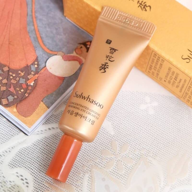 Sulwhasoo Concentrated Ginseng Rejuvenating Eye Cream - 3ml X 5 Pcs (15ml Total), 2024, Anti-Wrinkle