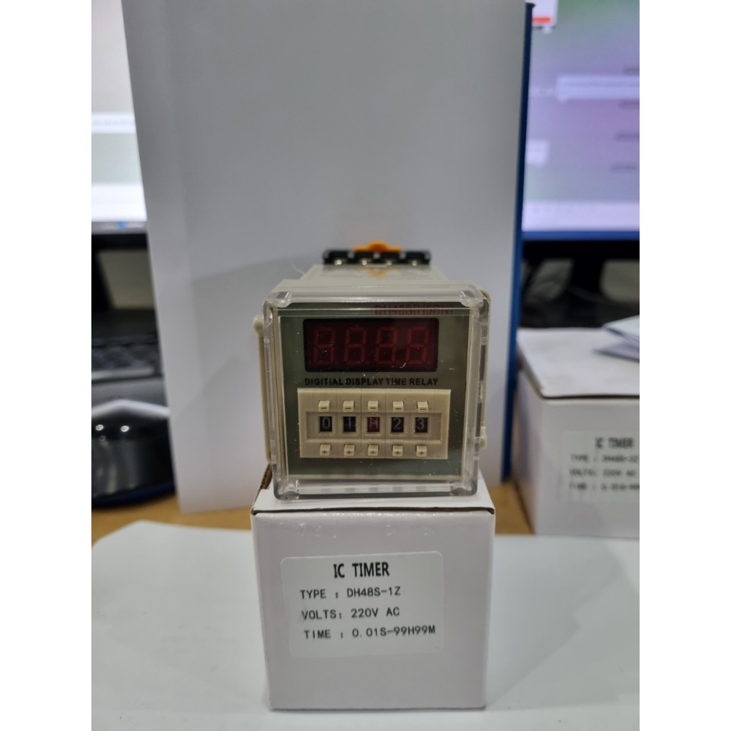 Timer DH 48S-S, DH 48-1Z, DH 48-2Z with 220V voltage base | Shopee Malaysia