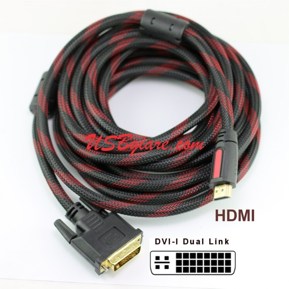 Cavo DVI Digitale Dual Link (DVI-D) Con Ferrite 5m - Cavi DVI - Cavi - Foto 5