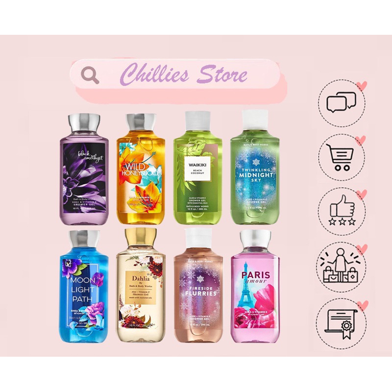 [Shower Gel] Bath & Body Works Shower Gel Into The Night Dark Kis