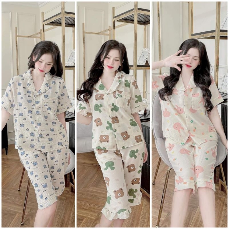 Super hot Mezzanine Foam Pajama Set | Shopee Malaysia