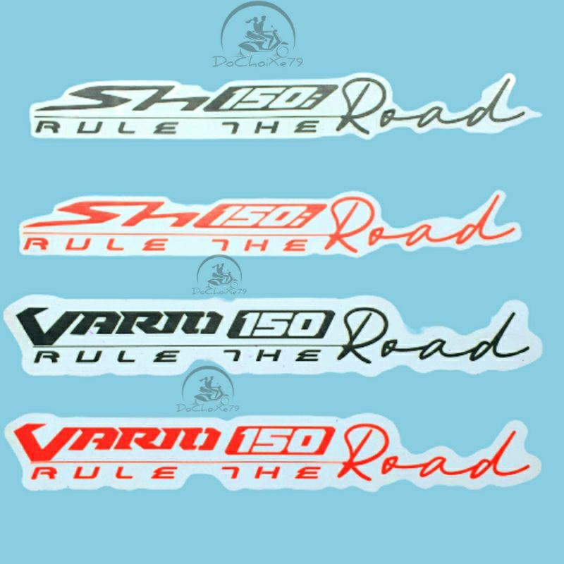 Honda SH 150I Car Sticker with RULE THE ROAD | Shopee Malaysia