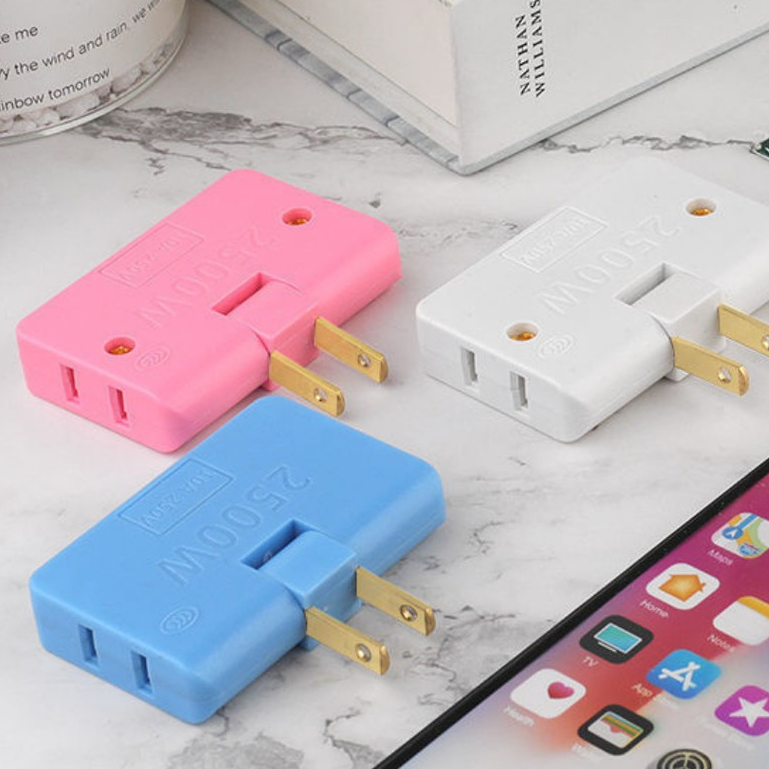 Multi-purpose 3-Prong Power Socket, Multi-purpose Flat 3-Prong Power ...