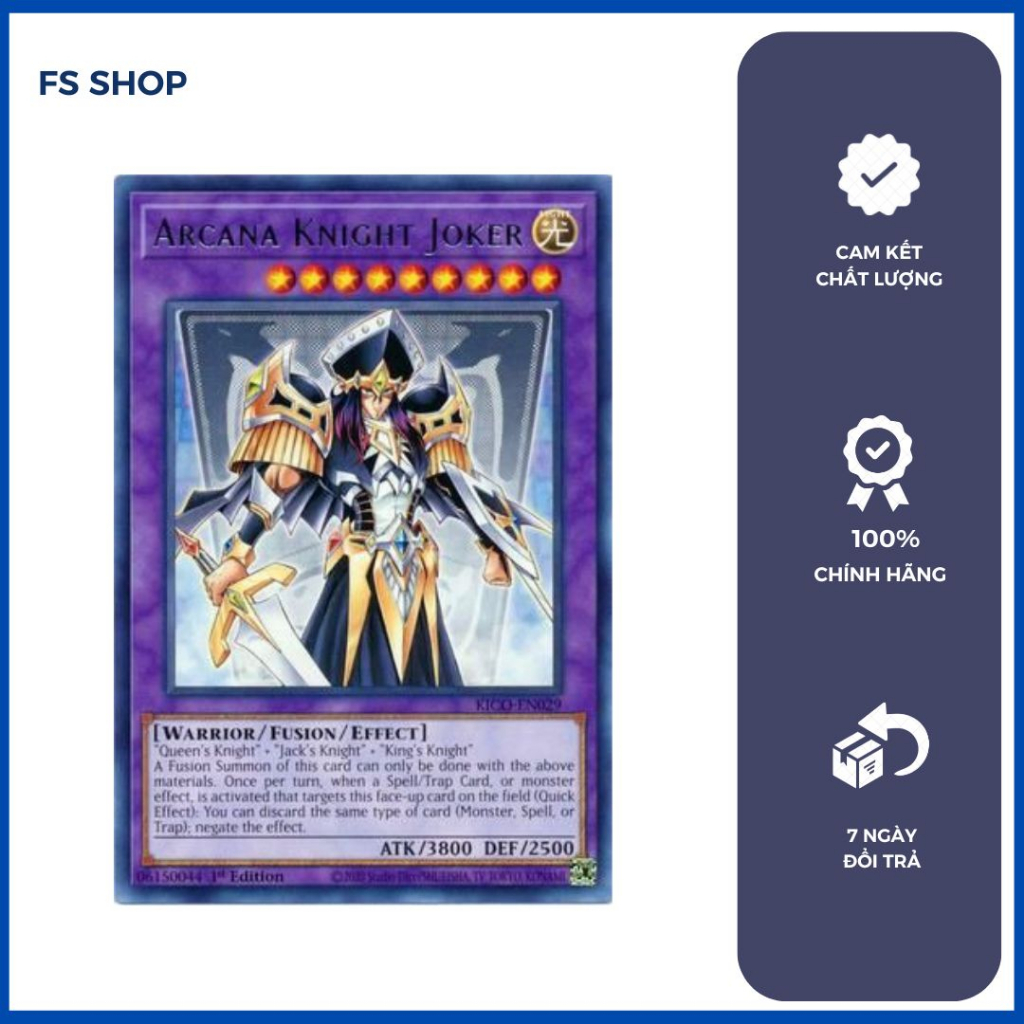 Genuine Yugioh Card Arcana Knight Joker  Rare | Shopee Malaysia