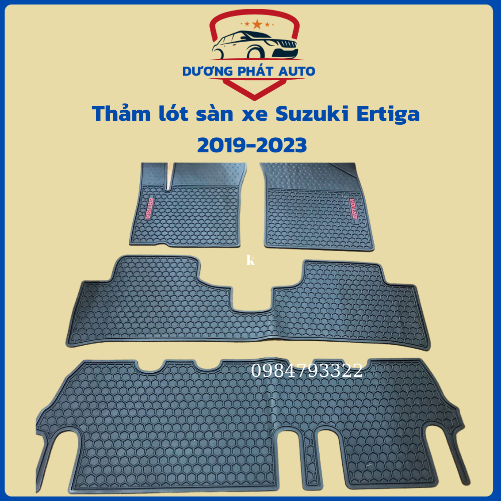 Suzuki ERTIGA 2019 2020 2021 2022 2023 Rubber Floor Mat Thick Molded