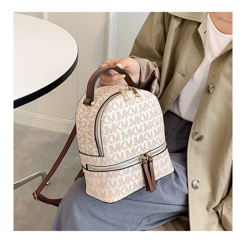 Mk Backpack mini size 20 Outer Zipper Drawer Shopee Malaysia