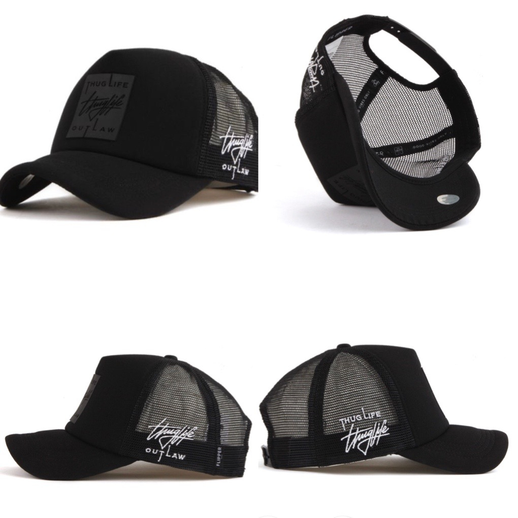 (NEW) Thuglife hats and caps mixed with fashionable Khaki fabric mesh