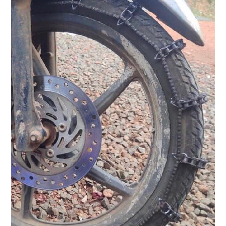 Tire Chain Wrap, AntiSlip Chain, AntiSlip Motorcycle Tire Chain Made