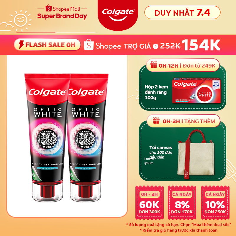 OXY Double Whitening Colgate Toothpaste Optic White O2 Whitening ...