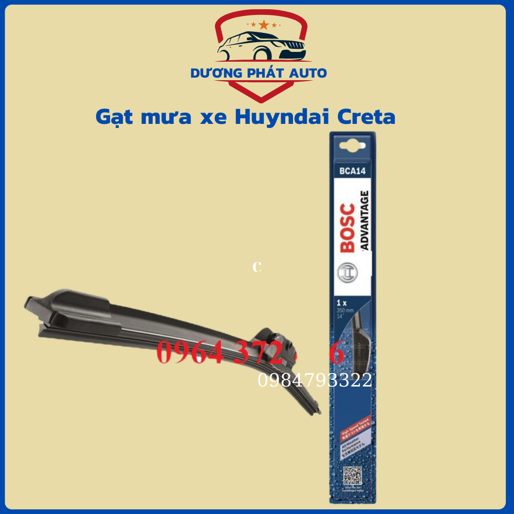 Car Rain Wiper, Silicone Wiper Hyundai Creta 2022 2023 Smooth Wipe