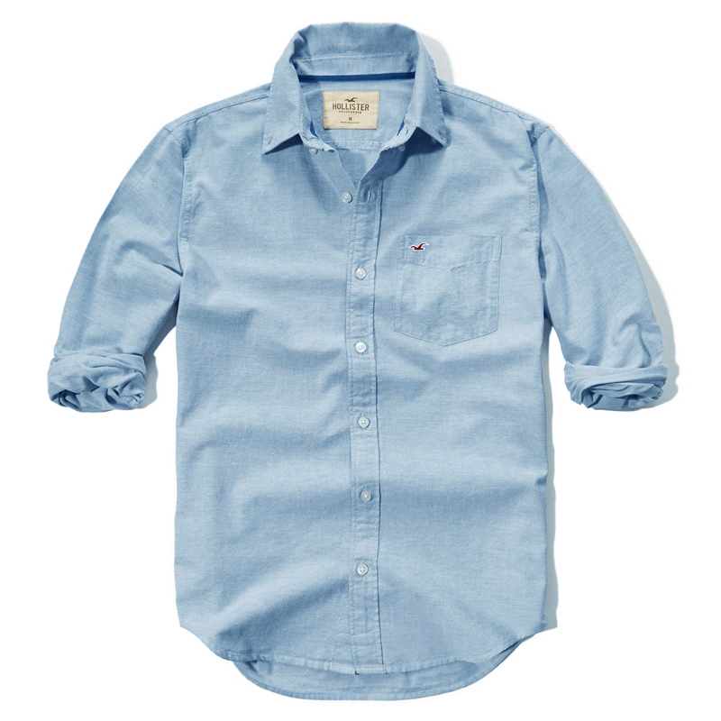 Light blue hollister shirt best sale