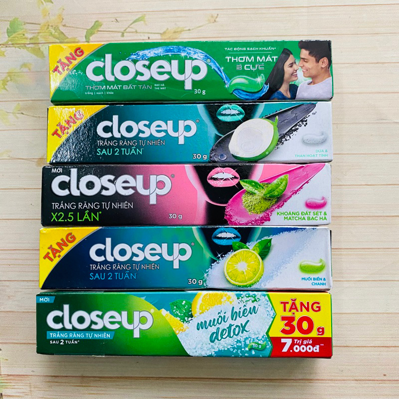 Closeup Toothpaste 5 Flavors 30gam / Tube (Optional) Shopee Malaysia