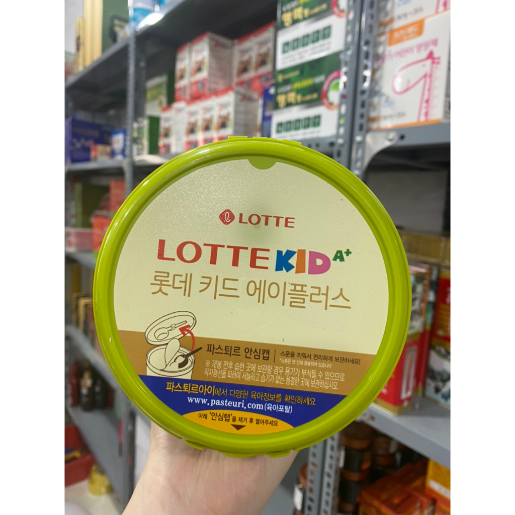 Lotte Kid A+ Korean Cow's Milk 760g can helps children increase height ...