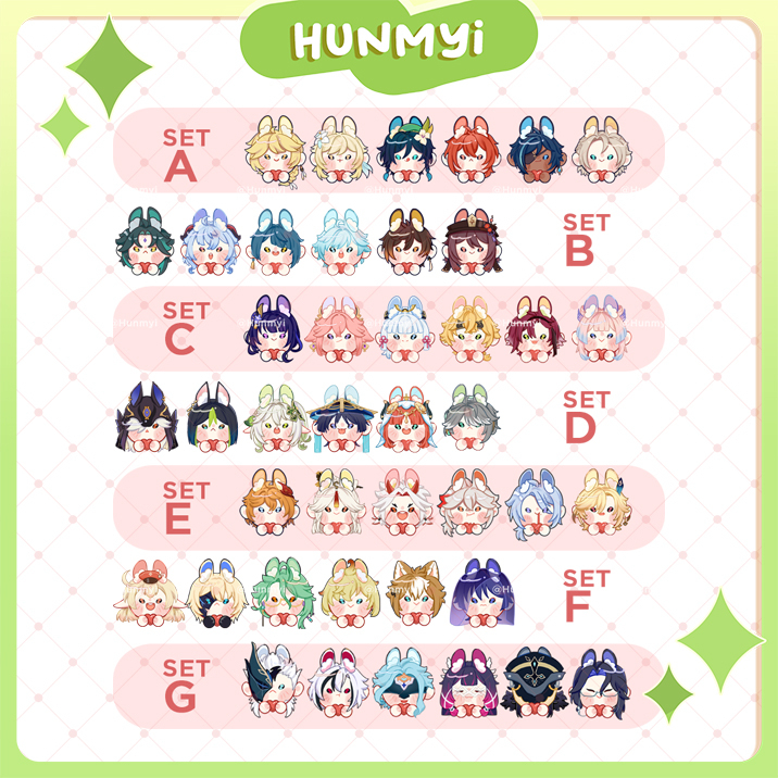 Sticker Tym Genshin Impact - artist Hunmyi | Shopee Malaysia
