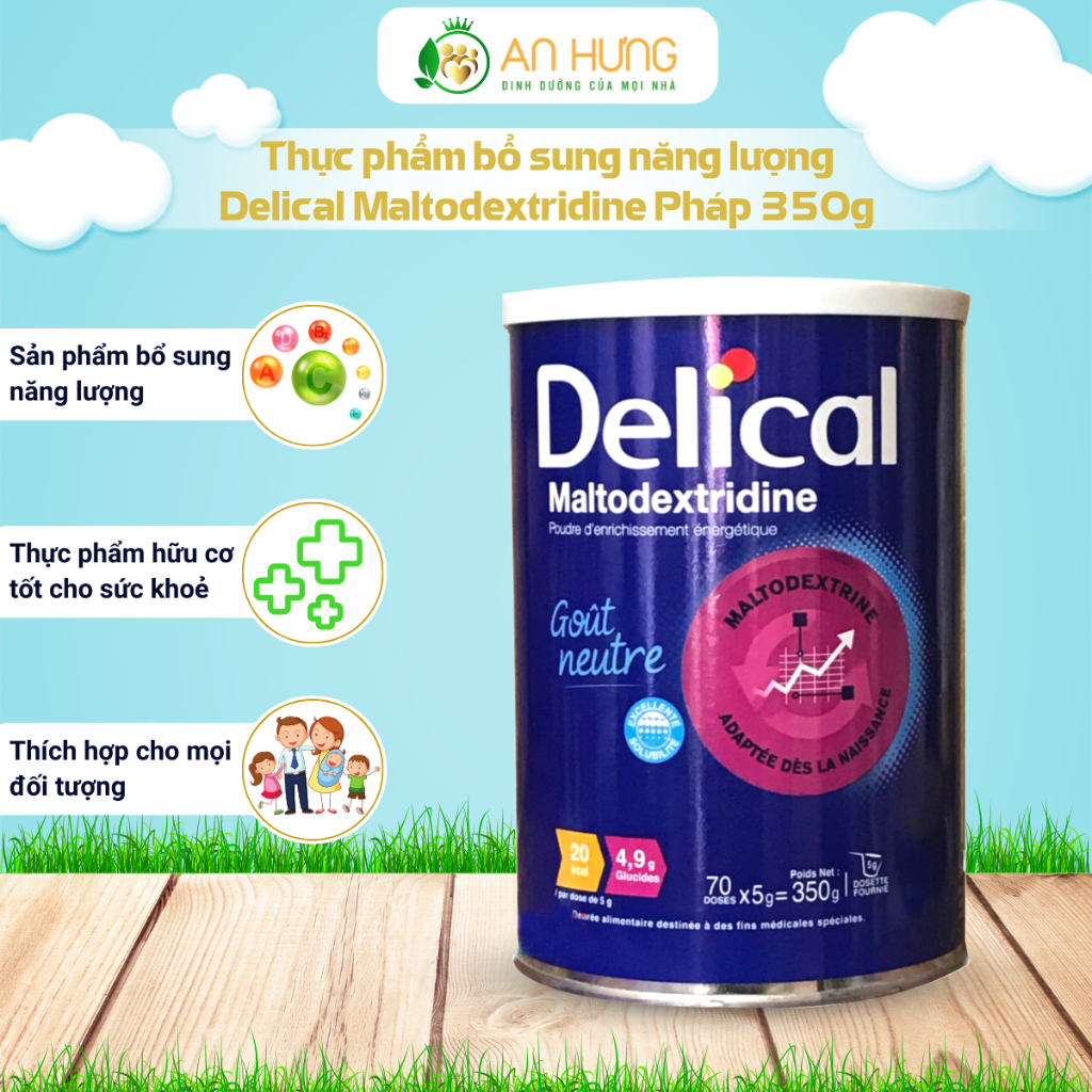 Delical Maltodextridine French Energy Supplement - 350g Box | Shopee ...