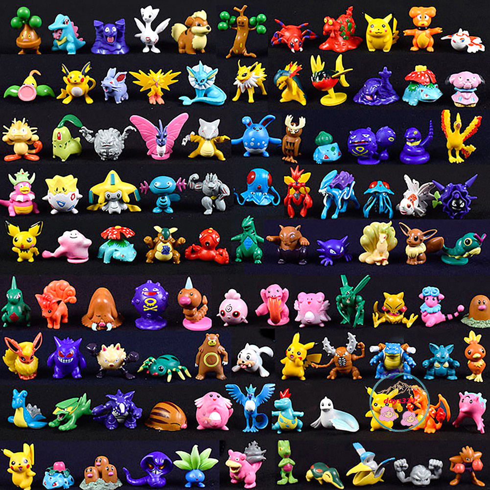 24pcs Lovely Pokemon models for decoration | Shopee Malaysia