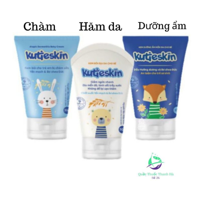Kutieskin Natural skin care cream safe for babies eczema, Ringworm