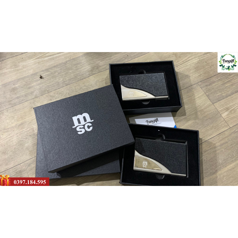 Name card Box + Silk lot Box Engraved With name, logo On Request As