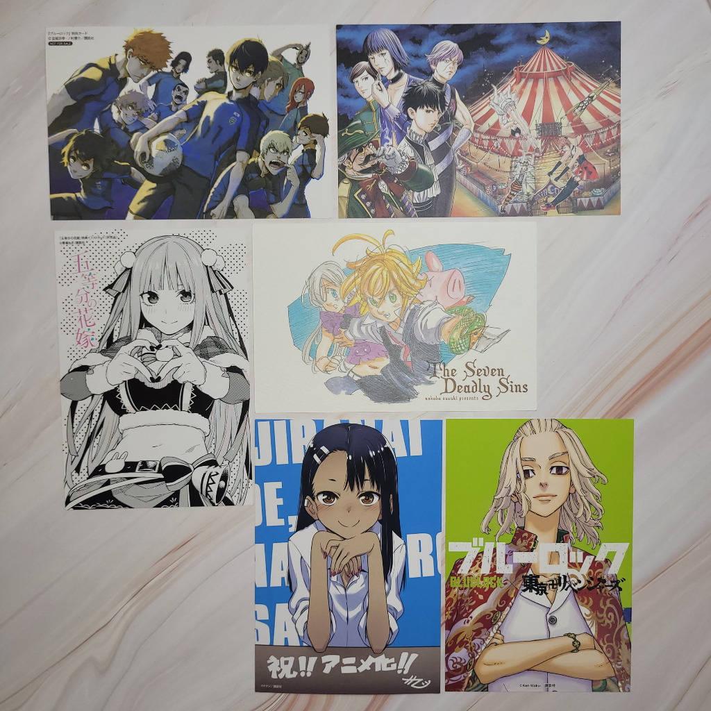 Manga postcards of all kinds (official Japanese products) | Shopee Malaysia
