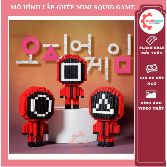 Lego mini Squid Game Squid Game Squid Game mini Puzzle Toy Squid Game ...