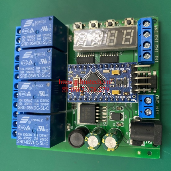 Communication relay circuit with 4-channel computer | Shopee Malaysia