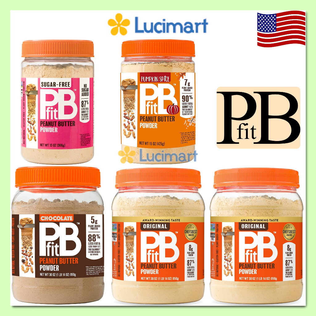 Pbfit Peanut Butter Powder assorted [American product] | Shopee Malaysia