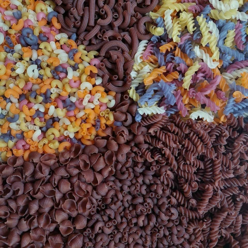 Five-colored rice pasta/brown rice/moringa/purple sweet potato diet ...